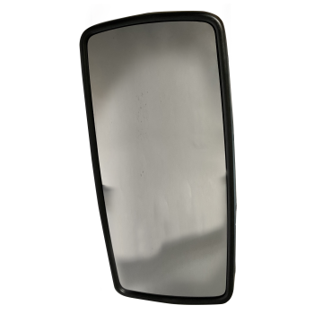 Espejo con luna plana, en color Negro con rótula